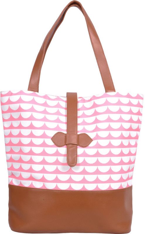 Women White, Brown, Pink Shoulder Bag - Regular Size