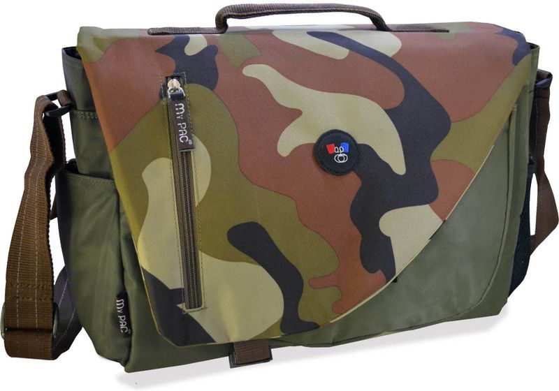 Men & Women Khaki Messenger Bag - Extra Spacious