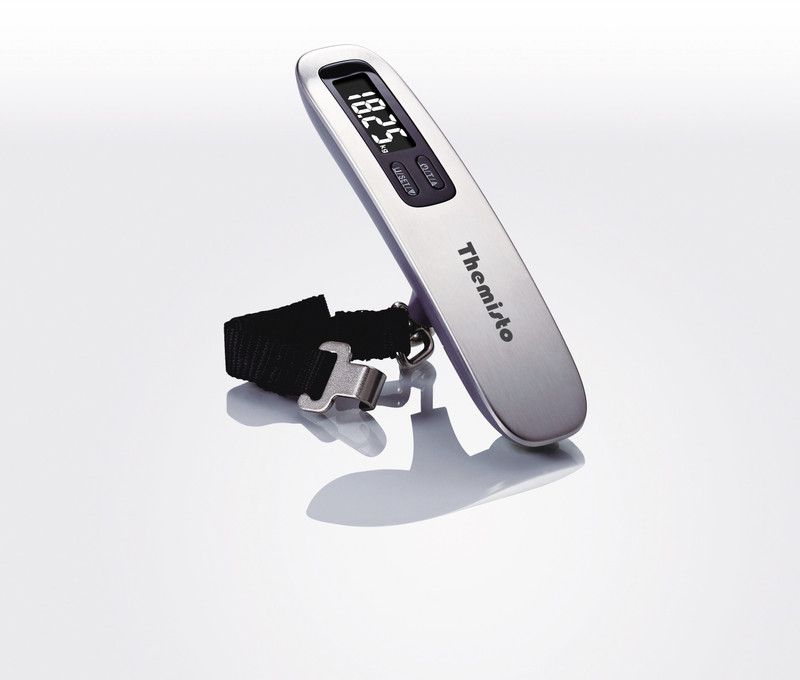 tHemiStO TH-WS10 Digital Luggage with Target Value Setting (50kg) Weighing Scale  (Stainless Steel)