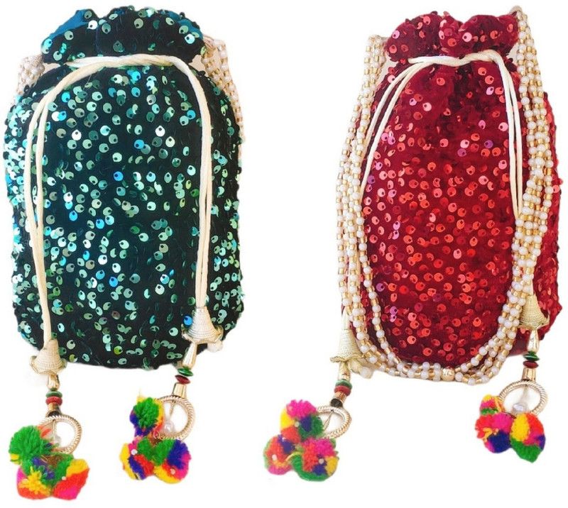 Potli For Women  (Pack of 2)