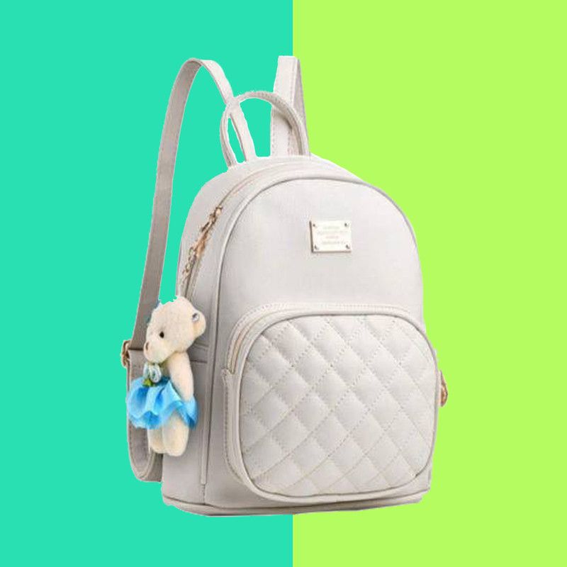 Attractive New College Girls Backpack 15 L Backpack  (White)