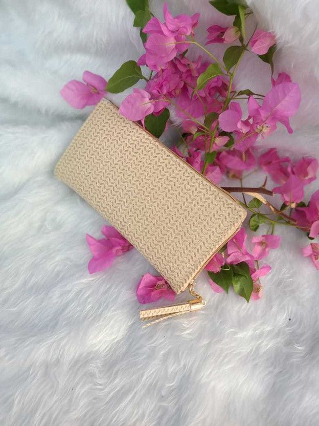 Casual Cream Clutch