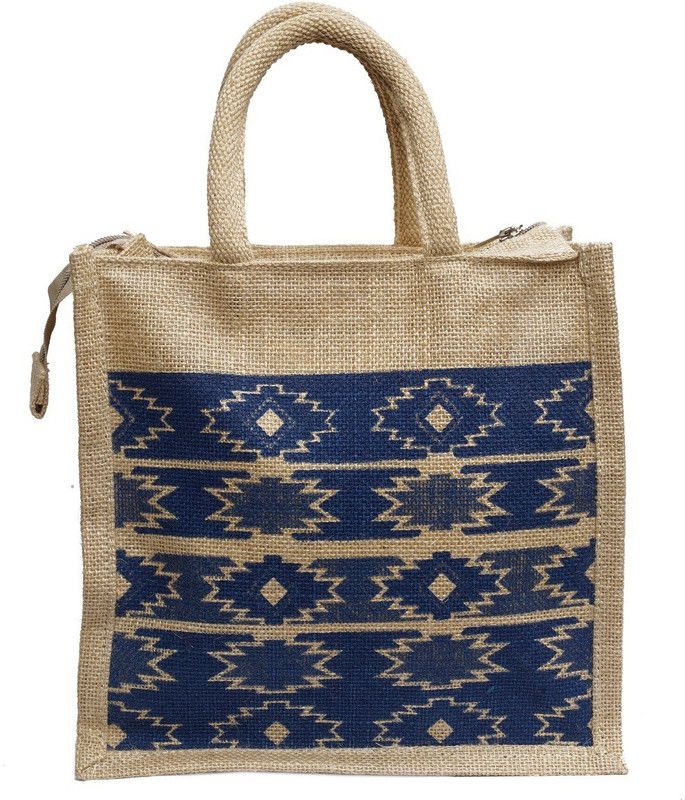 Men & Women Blue, Beige Bottle Bag - Regular Size