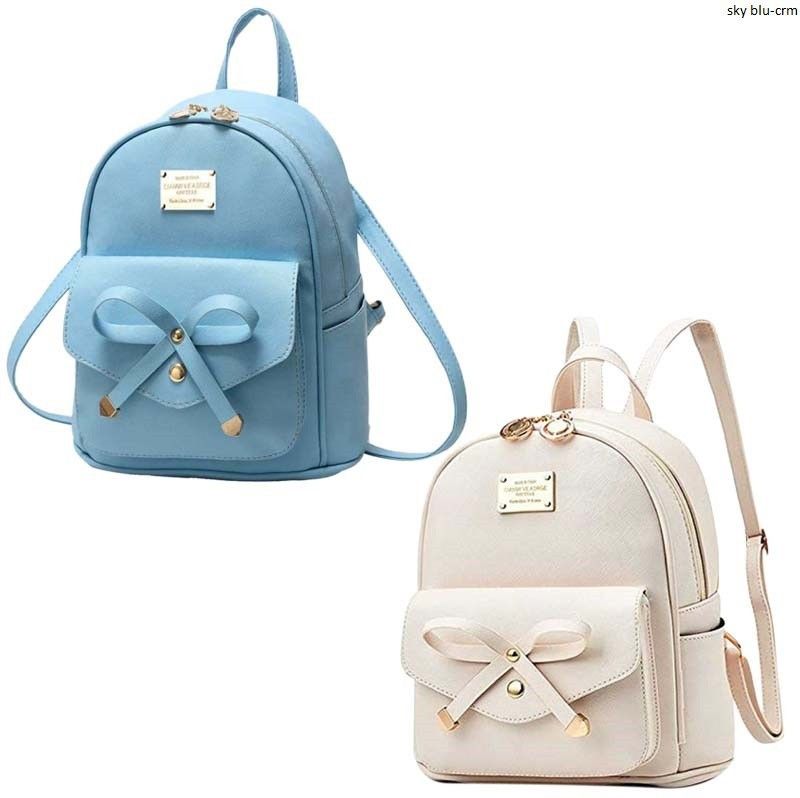 BP-sky-blu+crm-tei-pitthu-cmbo 6 L Backpack  (Blue, White)