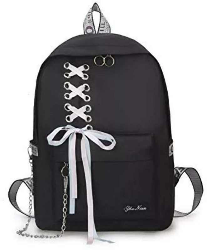 Small 15 L Laptop Backpack Stylish School Bag For Girls /Women's College Travel Backpack for Girls  (Black)