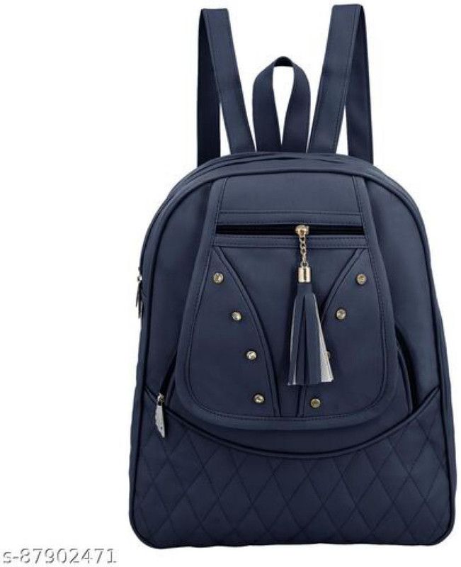 Small 6 L Backpack Small 6 L Backpack Attractive Women's & Girls College and Traveling Backpack  (Blue)