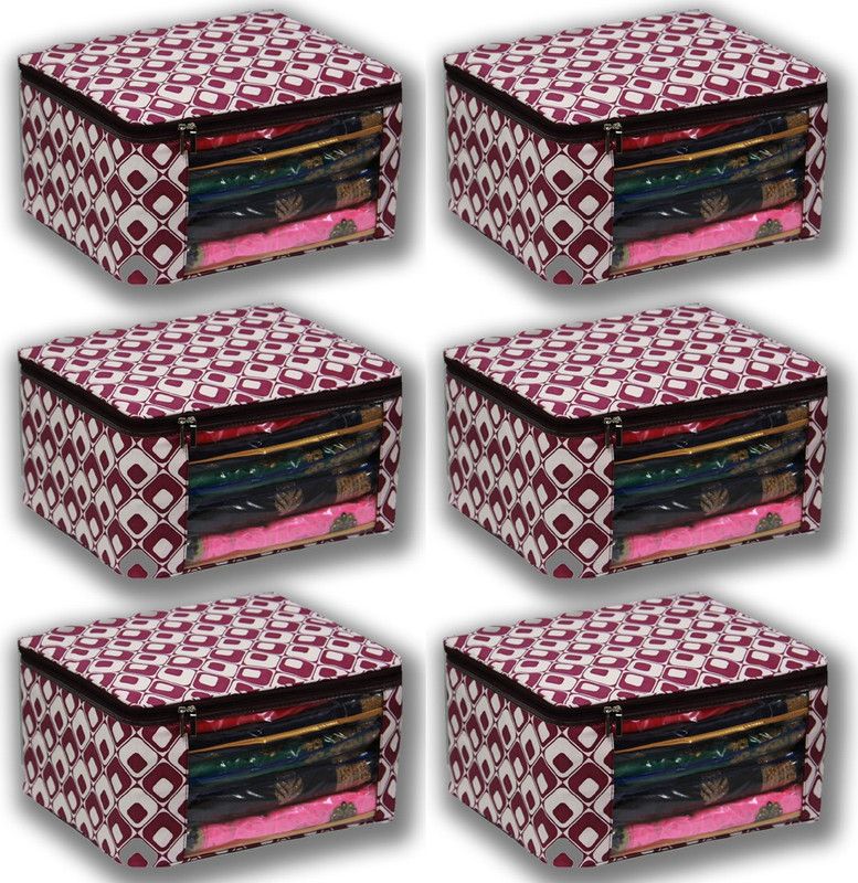ZAKHRO 6 Multi Saree Covers - 6 Pcs ZS17149028-6  (Multicolor)