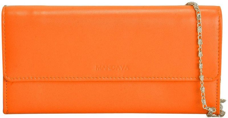 Orange Women Clutch - Mini