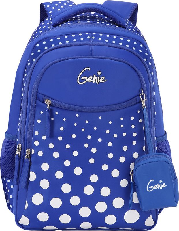 Genie Fizz Blue 19 inch Backpack Waterproof School Bag  (Blue, 17)