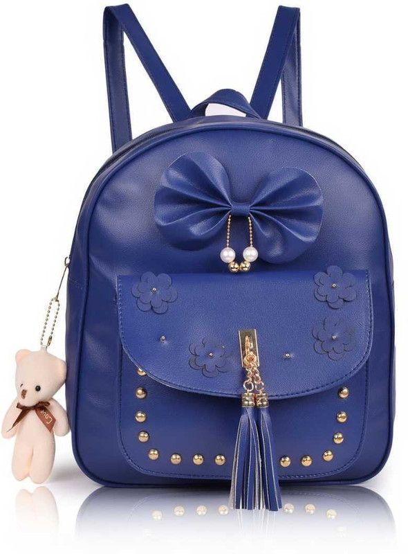 Backpack for Women and Girls | Women Latest Trendy Backpack 10 L No Backpack  (Blue)