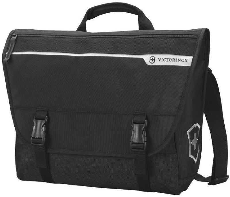Boys Black Messenger Bag - Extra Spacious
