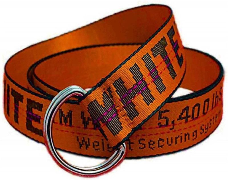 Men & Women Casual Orange Canvas Belt