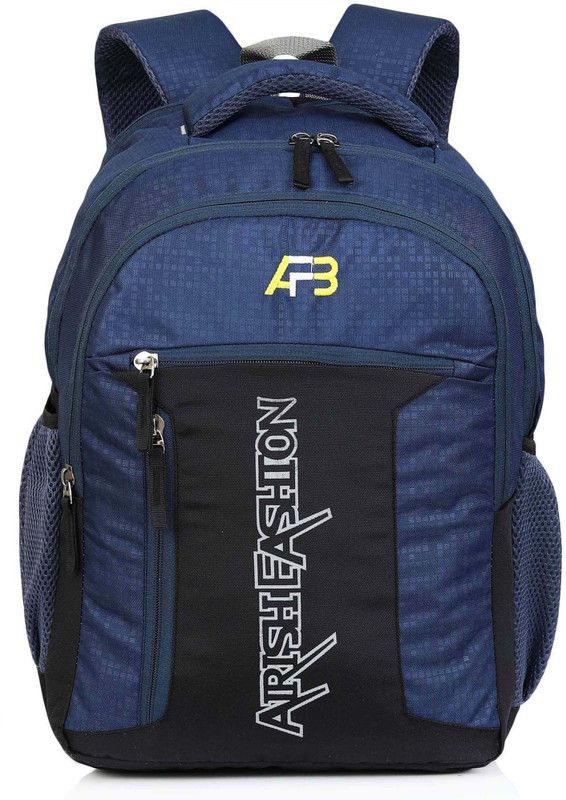 Airish Laptop Backpack 35 liters - School/College/Casual Backpack with Rain Cover. Waterproof Backpack  (Blue, 35 L)