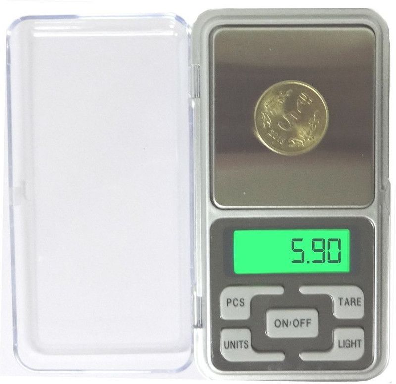 KIBUN Digital Pocket Scale 0.01G to 200G for Kitchen Jewellery Weighing Silver Weighing Scale  (Silver)