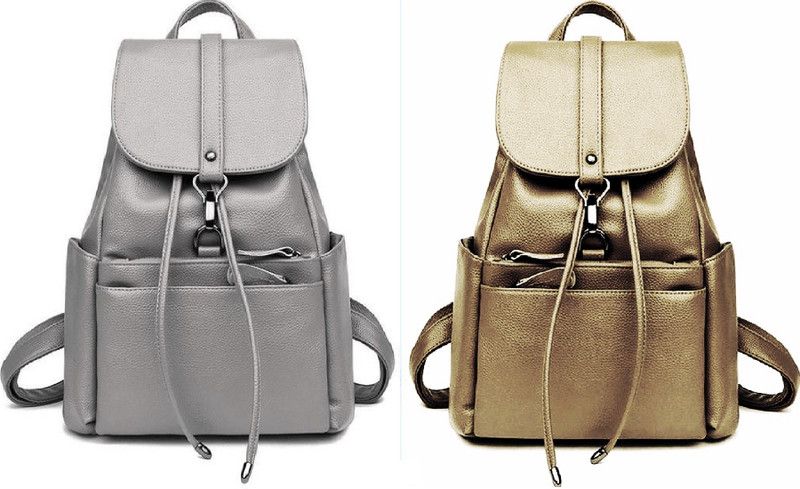Party Wear Backpack Latest New Trendy Women And Girls 7 L No Backpack  (Silver, Gold)