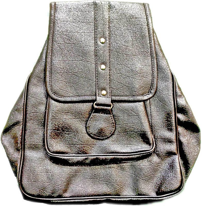 Small 15 L Backpack SHOULDER BAG FOR MEN AND WOMEN - BLACK  (Grey)