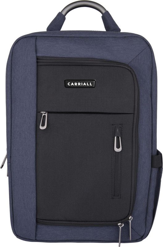 27.36 L Laptop Backpack Black Smart Backpack with charging port  (Blue, Black)