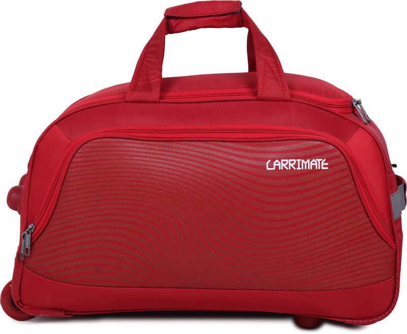 82 L Strolley Duffel Bag - INDUS - Red - Large Capacity