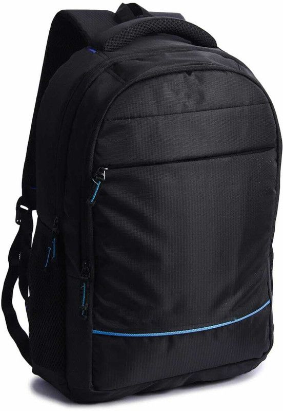 Medium 30 L Laptop Backpack 30 L Solid Backpack  (Black)