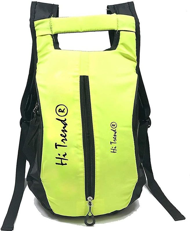 Small 20 L Backpack 20 L Backpack Reflector Polyester School bag College Tuition Casual Backpack  (Green)