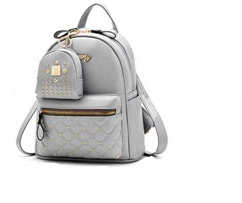 Small 13 L Backpack Grey-cachua  (Grey)