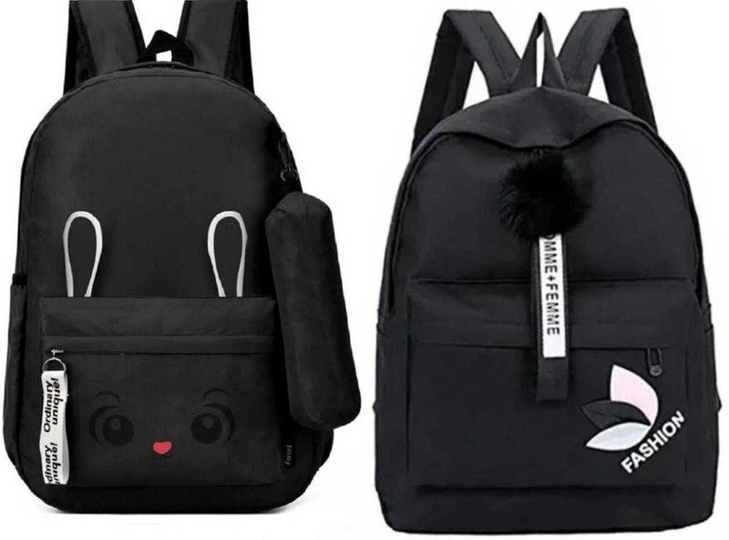 Travel Backpacks 15 L Backpack  (Black)
