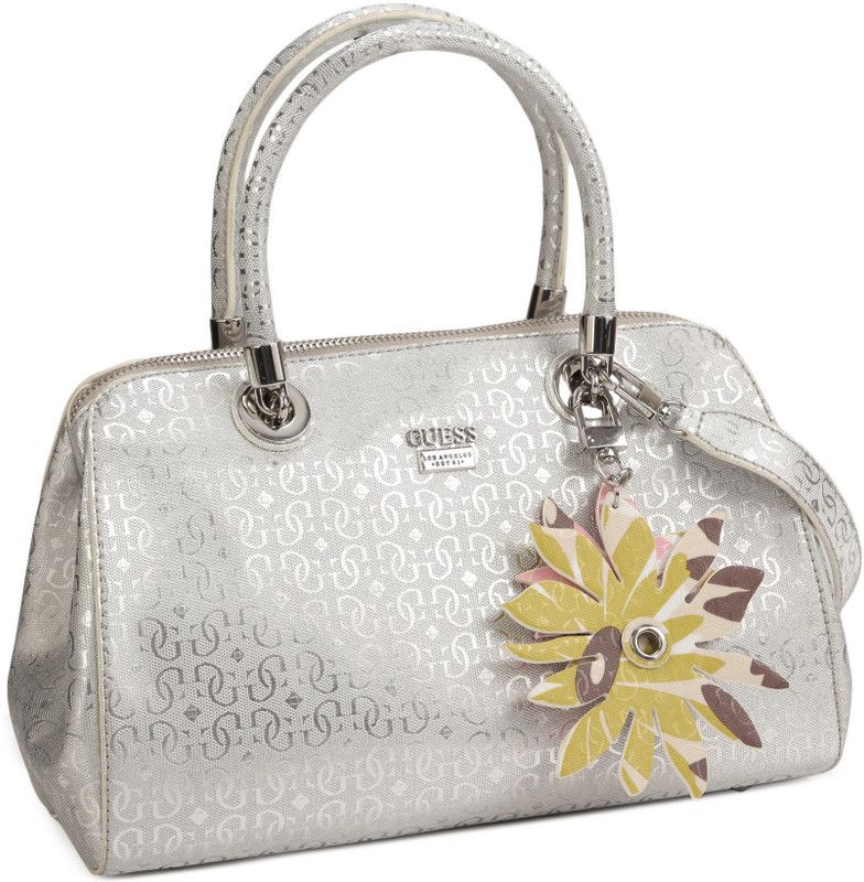 Women Silver Satchel - Regular Size