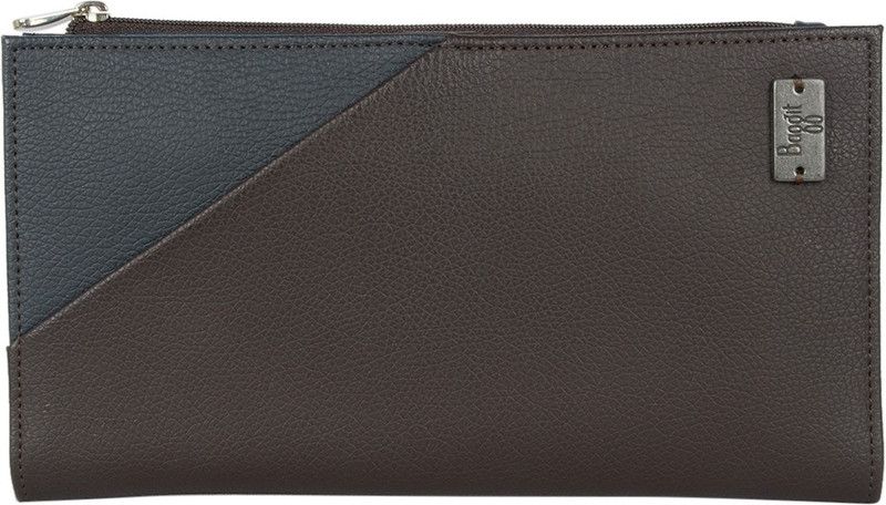 Men Casual Brown Artificial Leather Wallet  (5 Card Slots)