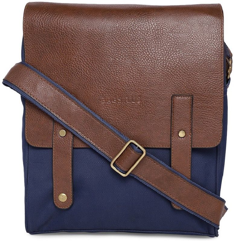Blue Men & Women Messenger Bag - Medium