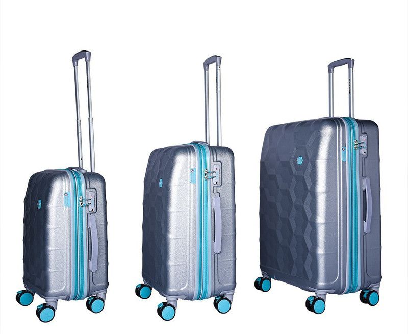 Large Cabin & Check-in Set (72 cm) - The Runway Series Set of 3 - Silver