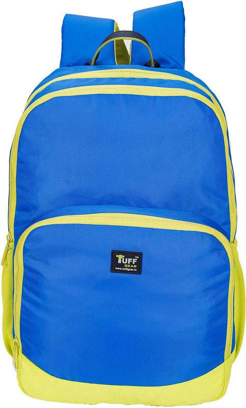 Medium 25 L Backpack Light weight College Bags - Scotland Royal Blue Polyester 25 Litre Water Resistance Backpack bag  (Yellow, Blue)