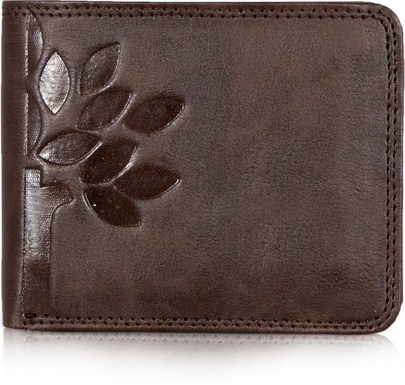 Men Casual, Formal, Travel, Evening/Party Brown Artificial Leather Wallet - Mini  (8 Card Slots)