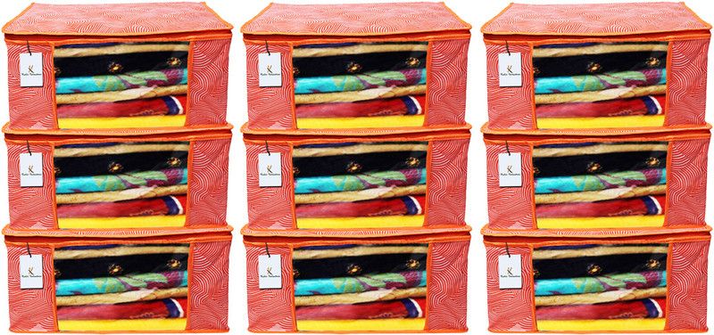 KUBER INDUSTRIES Non-Woven CTKTC15190 CTKTC0151855  (Orange)