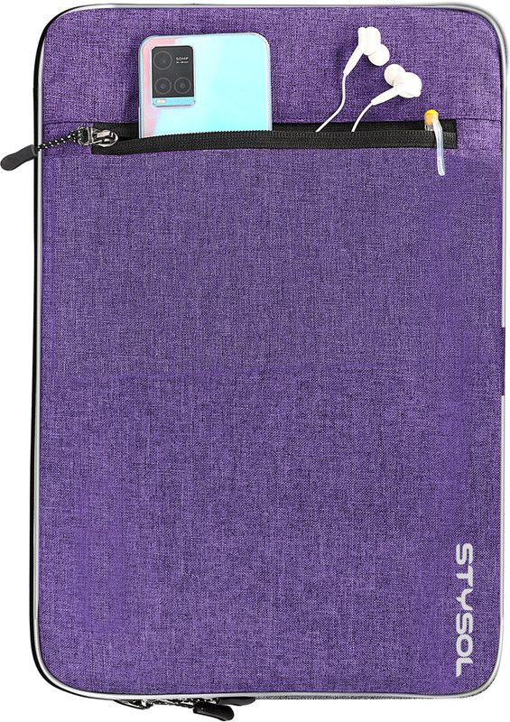 Stysol Waterproof 15 to 16 Inch Laptop Sleeve/Cover For Men And Women Waterproof Laptop Sleeve/Cover  (Purple, 15.6 inch)