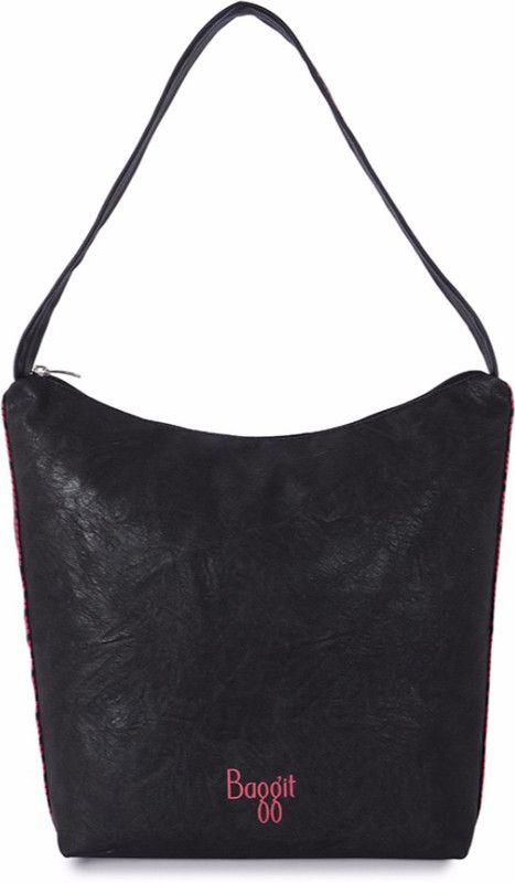 Women Black, Pink Shoulder Bag - Mini