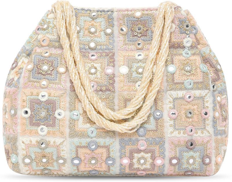 Women Beige Potli