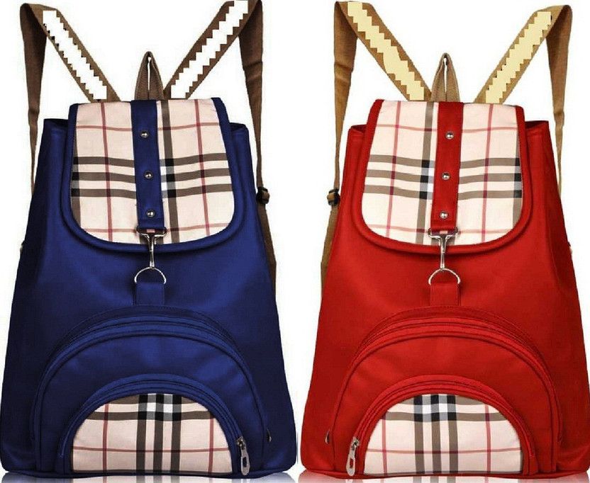 Small 8 L Backpack Burbery Women Pu Leather Backpack School Bag Travel Bag Latest New Trend Both Backpack  (Multicolor)