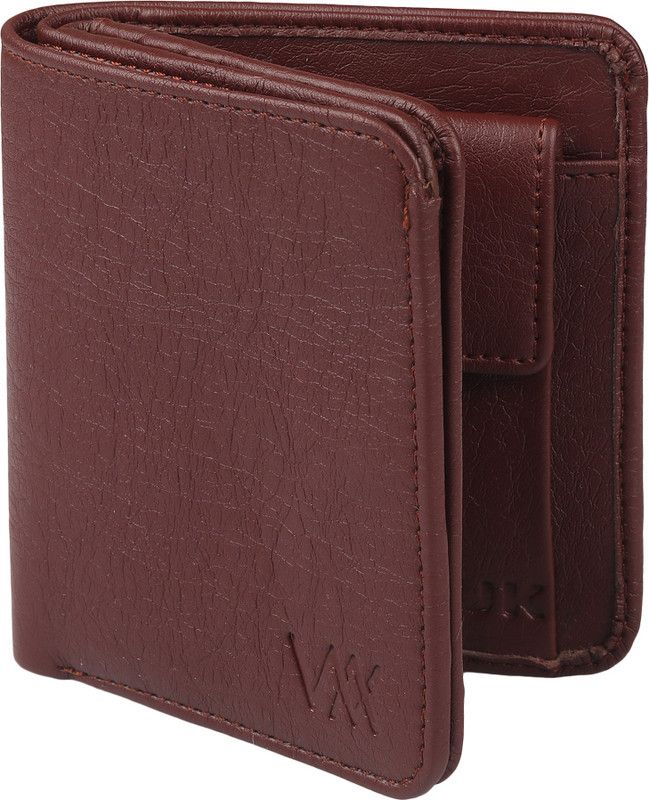 Men Casual, Formal, Travel Brown Artificial Leather Wallet - Mini  (7 Card Slots)