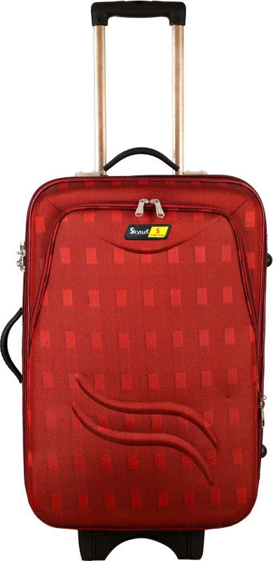 Small Cabin Suitcase (55 cm) - Expandable 55 L Spinner Luggage Suitcase with Number Lock - 20 Inches,Red - Red