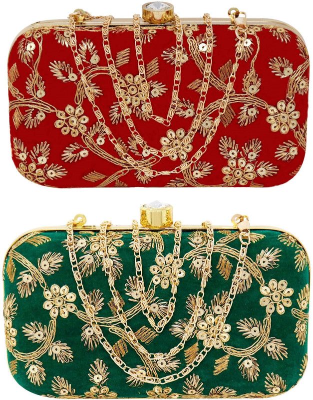 Party Red Clutch - Regular Size  (Pack of: 2)