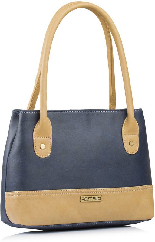 Women Blue, Beige Shoulder Bag - Regular Size