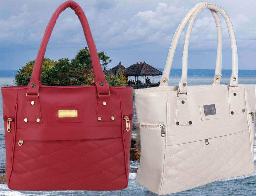 Women Maroon, White Messenger Bag  (Pack of: 2)