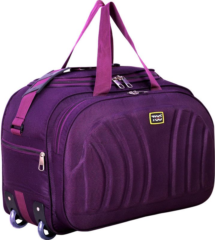 (Expandable) Heavy duty Unisex Travel Duffle Bag Duffel With Wheels (Strolley)