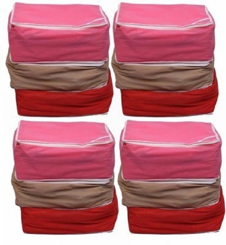 MOTHERLAND Regular Multipurpose Cover Spacious Smart MLR  (Pink, Brown, Red)