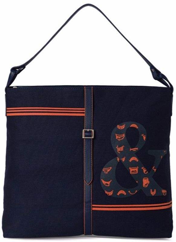 Women Blue, Orange Shoulder Bag - Mini