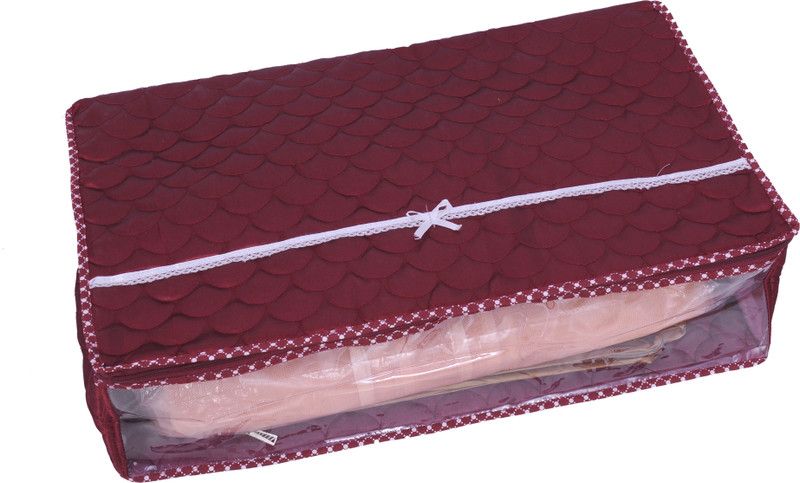 Annika Designer Saree Cover Ahsc9010  (Maroon)