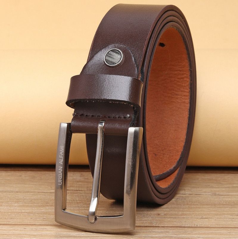 Men Formal, Casual, Party, Formal Brown Genuine Leather Belt