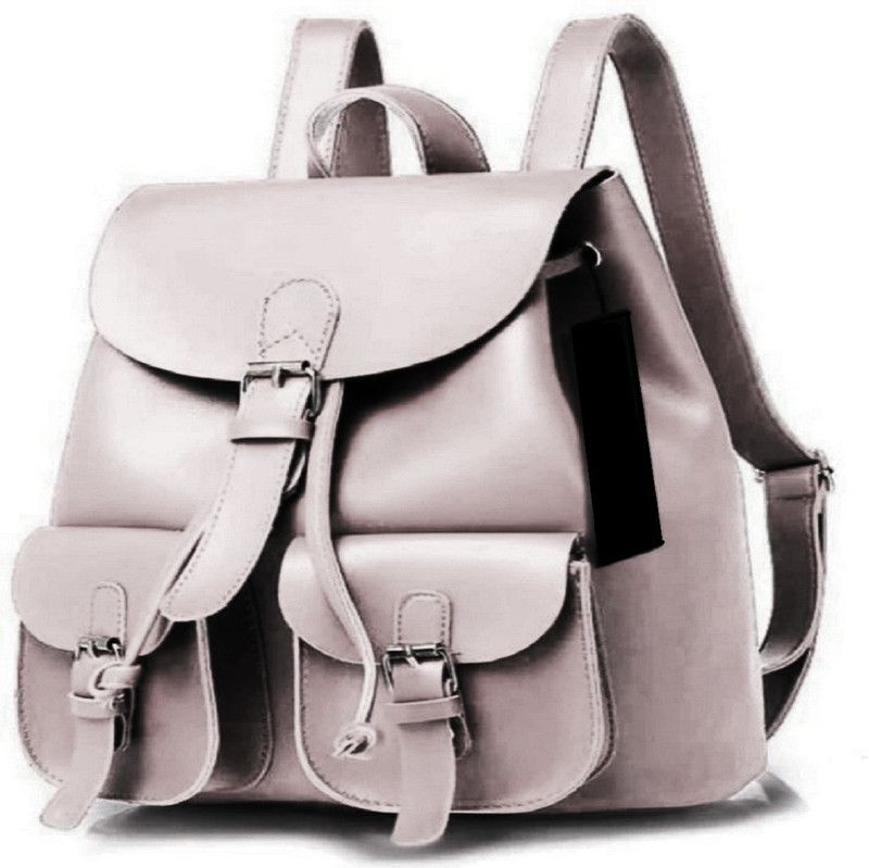 Latest New Trendy Women And Girls Party Wear Backpack 7 L Backpack  (Beige)