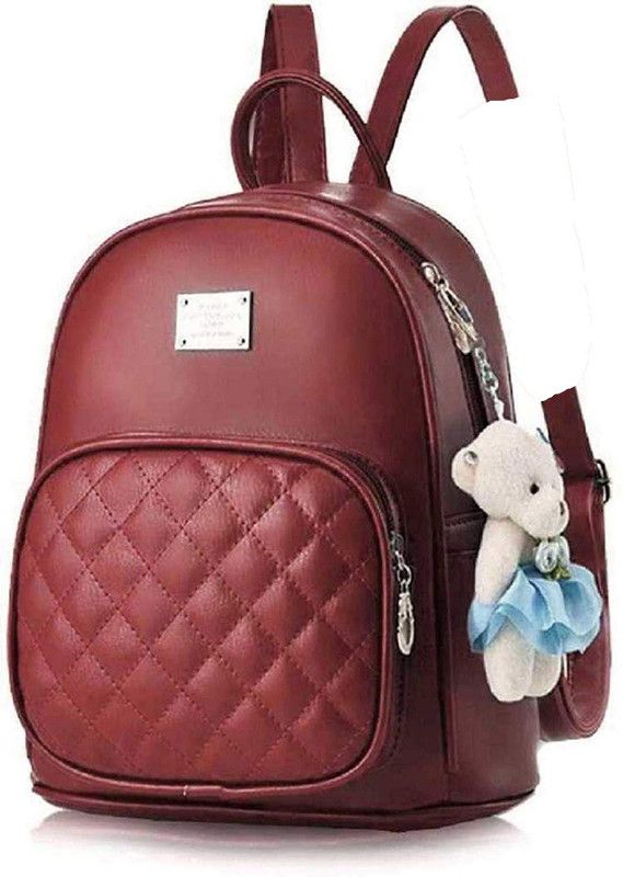 2020 New Design Women/Girls Fashion Backpack Pack Of 1 10 L Backpack  (Maroon)