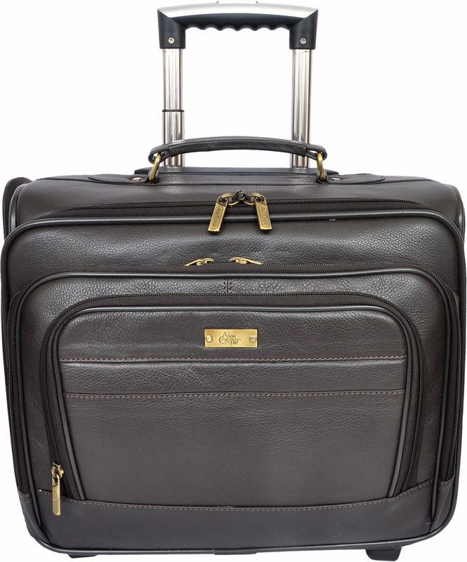 Small Cabin Suitcase (36 cm) - AC-241-TROLLEY - Brown